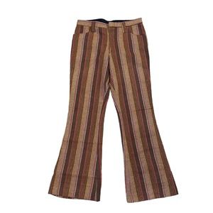 Vintage Wool Brown Stripe Pants